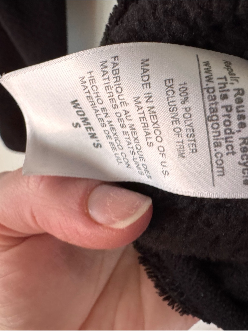Patagonia Black Snap-T Synchilla Fleece Pullover Jacket - Picture 7 of 7